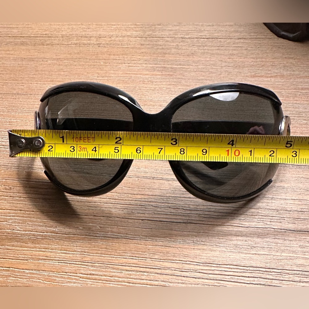 Christian Dior Women’s Black Wrap Sunglasses- Stronger 1-Made in Italy - Picture 8 of 8